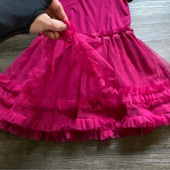 Pink Ruffled Girls Dress - Picture 5 of 10